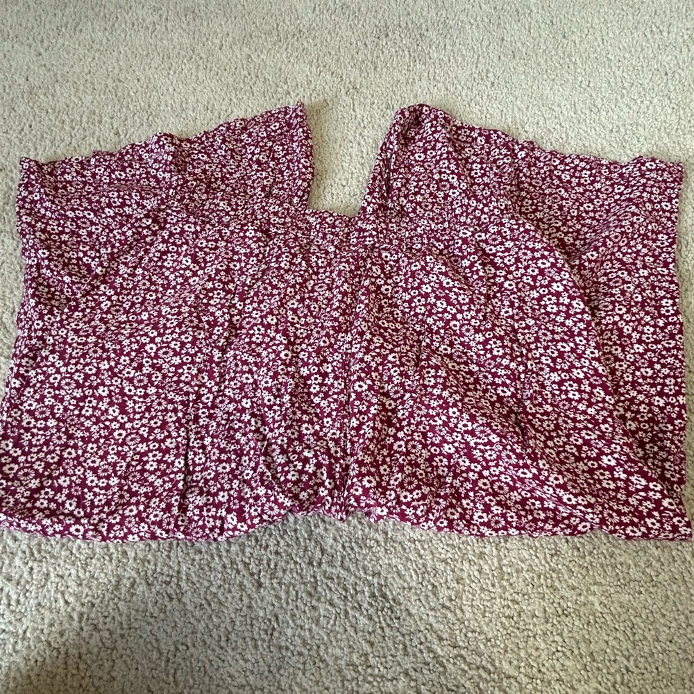 Floral Print Pants